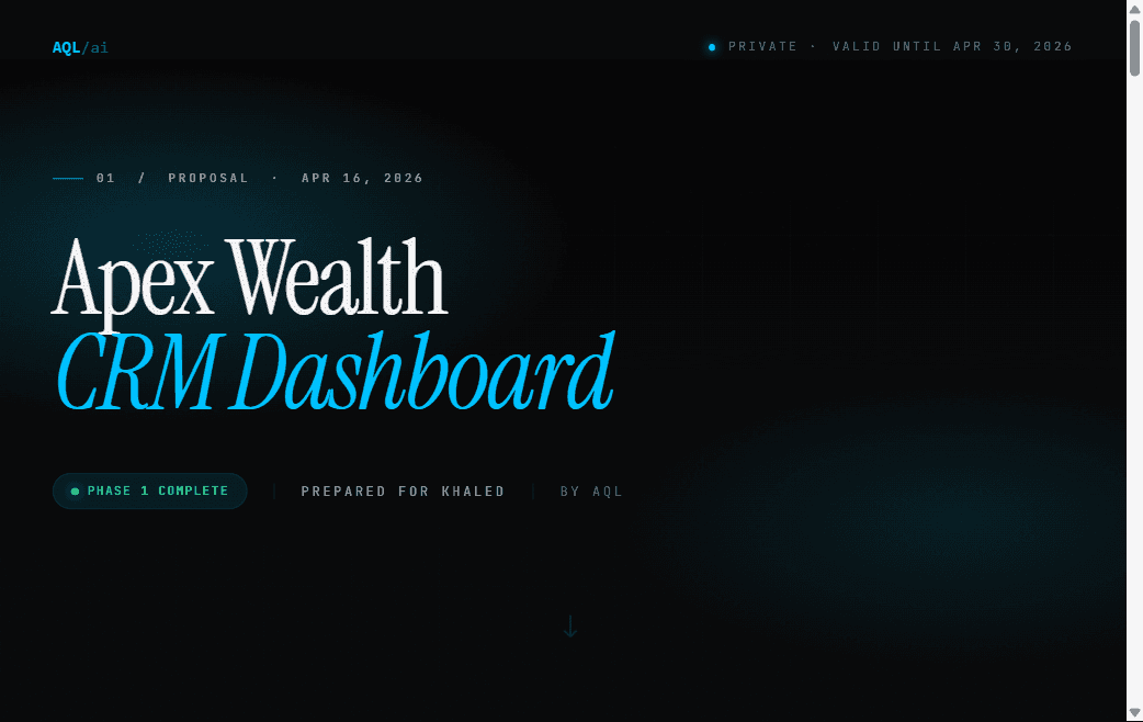 Apex Wealth — System